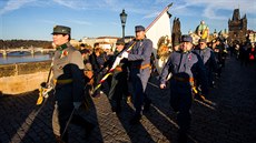 Prahou prošel průvod na připomínku vojevůdce Radeckého (13.11.2016) Prahou prošel průvod na připomínku vojevůdce Radeckého (13.11.2016)