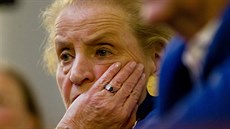 Americký prezident Donald Trump a bývalá ministryn zahranií Madeleine Albrightová