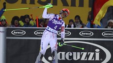 Petra Vlhová v cíli úvodního slalomu sezony v Levi. Petra Vlhová v cíli úvodního slalomu sezony v Levi.