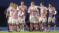 Gólová radost fotbalist Chorvatska