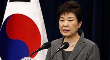 Jihokorejská prezidentka Pak Kun-hje (29.11.2016)
