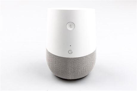 Google Home (zadn strana s tlatkem Mute)