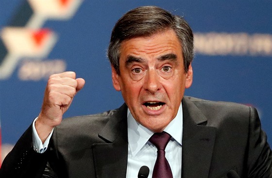 Prezidentský kandidát francouzské umírnné pravice François Fillon 