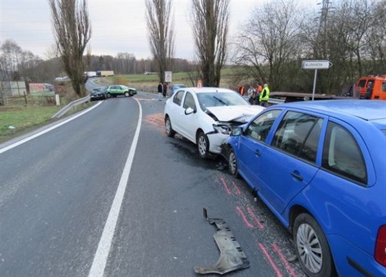 Na okraji umperku nedaleko Bludovského kopce se pátek ráno stala hromadná...