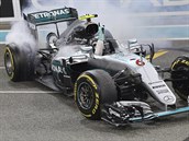 Nico Rosberg v cli Velk ceny Ab Zab.