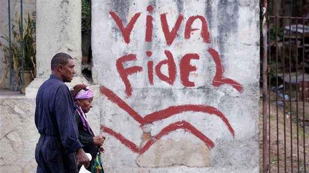 Kuba truchl za Fidela Castra. (26.11.2016)