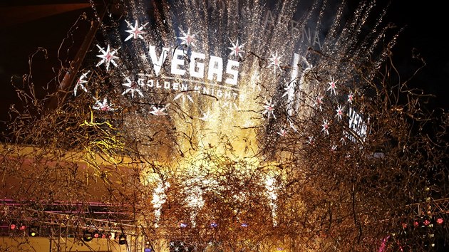 Prezentace novho nzvu klubu NHL v Las Vegas. Jmenovat se bude Vegas Golden Knights.