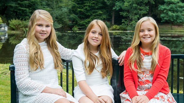 Nizozemsk korunn princezna Amalia a jej sestry Alexia a Ariane (2016)