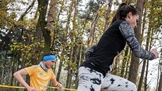 Trasa závodu RunTour vedla na pardubickém závodišti i lesíkem, který koně při... Trasa závodu RunTour vedla na pardubickém závodišti i lesíkem, který koně při...
