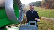 Igor Rattaj v lyžařském areálu na Ještědu. Igor Rattaj v lyžařském areálu na Ještědu.