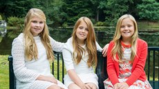 Nizozemská korunní princezna Amalia a její sestry Alexia a Ariane (2016)