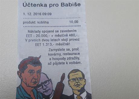 Poslanci TOP 09 dorazili do práce vichni s útenkou pro Babie na klop