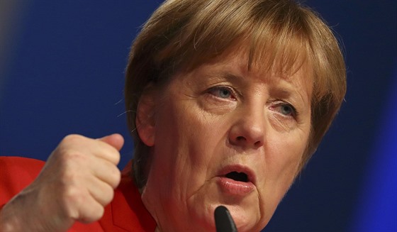 Nmecká kancléka Angela Merkelová na sjezdu CDU (6.12.2016)
