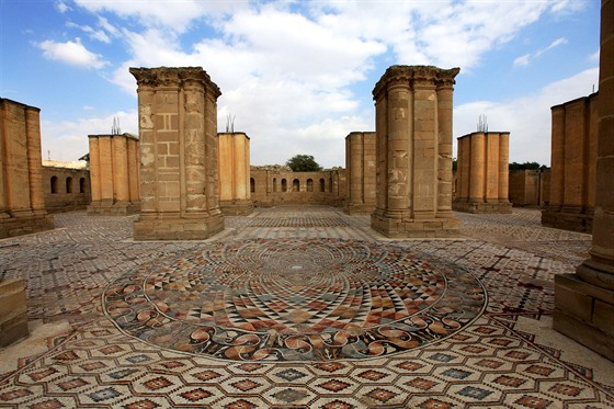 V Jerichu po osmdesáti letech odkryli vzácnou mozaiku v Hiámov paláci.