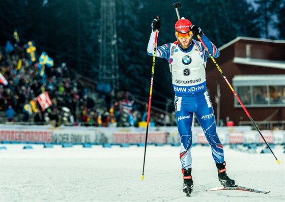 Michal lesingr na trati sprintu SP v Östersundu