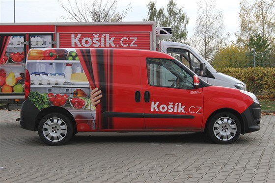 Vozy potravinového e-shopu Koík.cz
