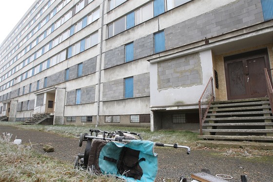 Sídlit Janov - panelové domy urené k demolici