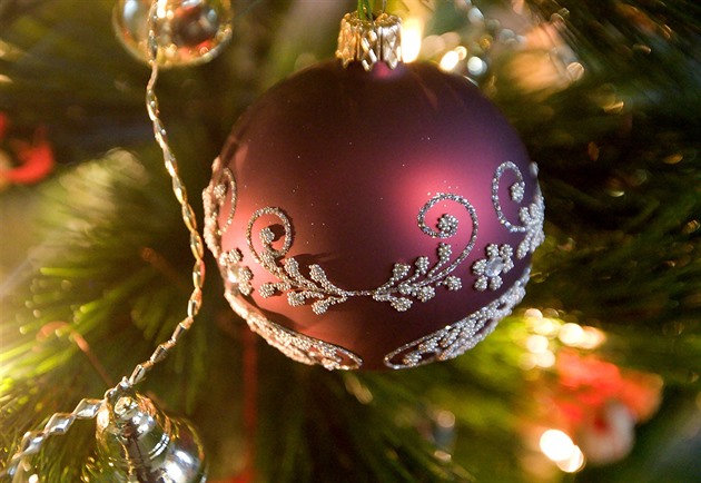 Stíbrná v kombinaci s fialovou.To je jeden z letoních trend ve vánoních...