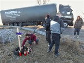 Na křižovatce u Zvěrkovic přišli v prosinci o život tři lidé. Odbočka z... Na křižovatce u Zvěrkovic přišli v prosinci o život tři lidé. Odbočka z...