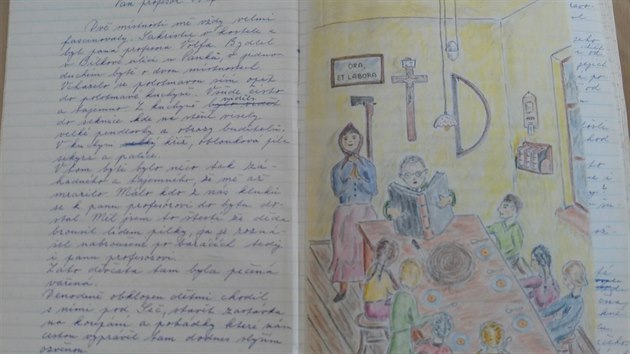 Jaroslav Koutn si vedl denk, zpisky dopluj ilustrace i dobov vstiky. Podle nj pak napsal knihu Boskovice, mj betlm.