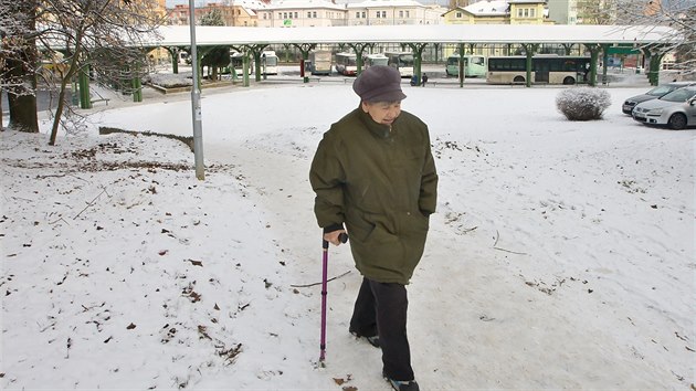 Souasn podoba autobusovho ndra v Liberci.