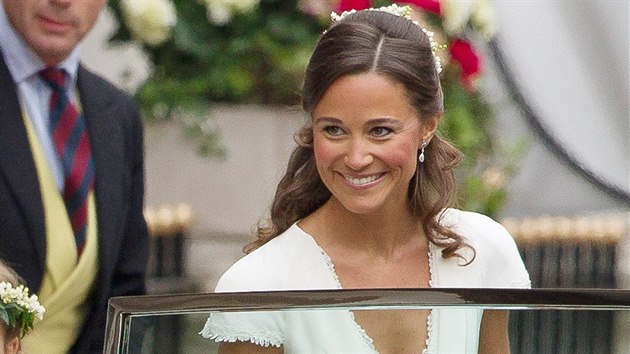 Pippa Middletonová na svatb své sestry Kate a prince Williama (Londýn, 29....