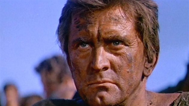 Kirk Douglas jako tituln hrdina tyoscarovho filmu Spartakus z roku 1960 