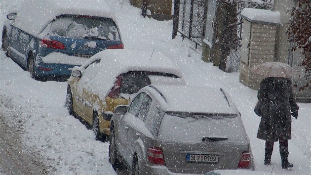 Takto vypadala situace ve tvrtek rno v Jablonci nad Nisou.