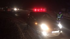 Nedlní nehoda na dálnici D7 (4. prosince 2016)
