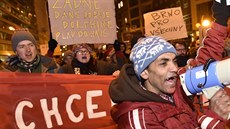 Iniciativa Chceme bydlet! uspoádala v centru Brna demonstraci kvli situaci...
