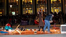 Iniciativa Chceme bydlet! uspoádala v centru Brna demonstraci kvli situaci...