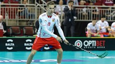 Připravený český florbalista Patrik Dóža. Připravený český florbalista Patrik Dóža.