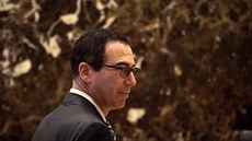 Budoucí ministr financí USA Steven Mnuchin . Budoucí ministr financí USA Steven Mnuchin .