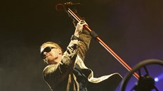 Axl Rose na koncertu Guns N Roses (O2 arena, Praha, 13. ervna 2006)