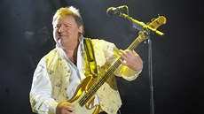 Greg Lake na koncertu Emerson, Lake and Palmer v roce 2010 Greg Lake na koncertu Emerson, Lake and Palmer v roce 2010