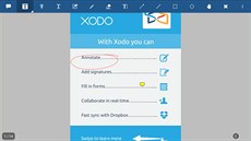 Aplikace Xodo PDF umí nejen prohlíet, ale také editovat PDF dokumenty.