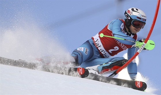 Henrik Kristoffersen ve slalomu ve Val d'Isere.