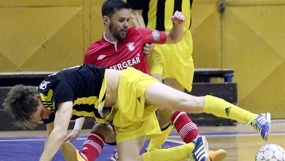 Momentka z futsalového utkání Chrudim - Vysoké Mýto.