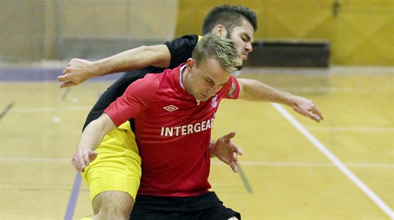 Momentka z futsalového utkání Chrudim - Vysoké Mýto.