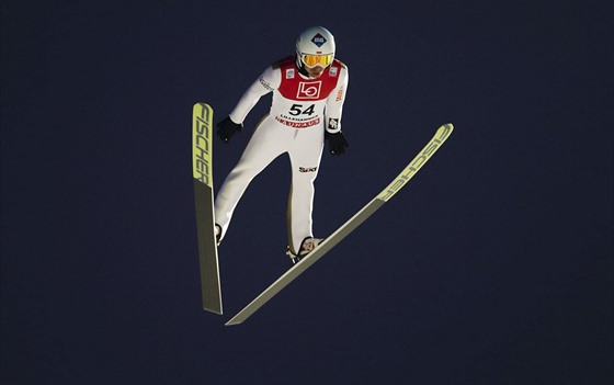Polský skokan na lyích Kamil Stoch bhem klání v Lillehammeru