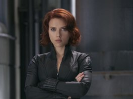 Scarlett Johanssonová ve filmu Avengers (2012)