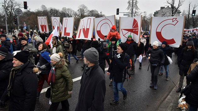 Protivldn demonstrace ve Varav (18. prosince 2016)