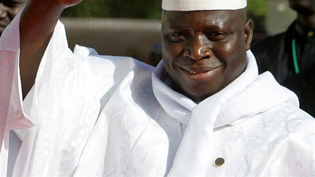 Dlouholet gambijsk vdce Yahya Jammeh.