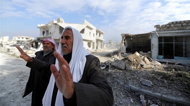 Bitva o Aleppo se chl ke konci, syrsk armda dobyla tvr ajch Sad na jinm okraji oblasti dren rebely (12. prosince 2016).