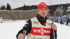 Šéftrenér české biatlonové reprezentace Ondřej Rybář na tréninku v Novém Městě... Šéftrenér české biatlonové reprezentace Ondřej Rybář na tréninku v Novém Městě...
