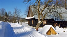 Dřevěnice na hřebeni Javorníků, osada Bielovci Dřevěnice na hřebeni Javorníků, osada Bielovci