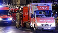 Berlínské námstí Breitscheidplatz po incidentu, kdy vjel nákladní automobil do...