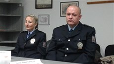 Policisté Jakub Krygel a Dana Kramplová pevzali ocenní za statenost.