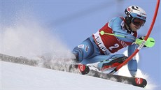 Henrik Kristoffersen ve slalomu ve Val d'Isere. Henrik Kristoffersen ve slalomu ve Val d'Isere.