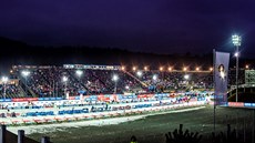 Sprint biatlonistů v Novém Městě na Moravě provázela skvělá divácká kulisa. Sprint biatlonistů v Novém Městě na Moravě provázela skvělá divácká kulisa.